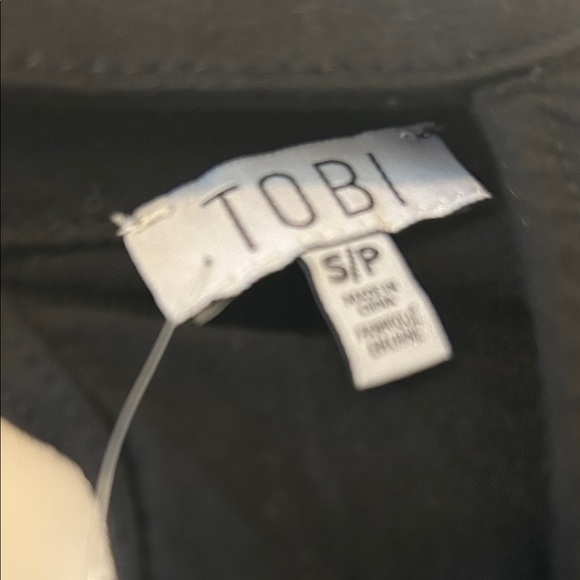 NWT Tibi V-Neck Thong Bodysuit Black Long Sleeve size small - Picture 2 of 7